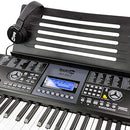 61 Key Keyboard Piano With LCD Display Kit, Keyboard Stand, Piano Bench, Headphones