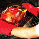 Dishwasher Safe Large 13 x 16-Inch Roaster with Nonstick Rack Cookware, 25-lbs, Silver