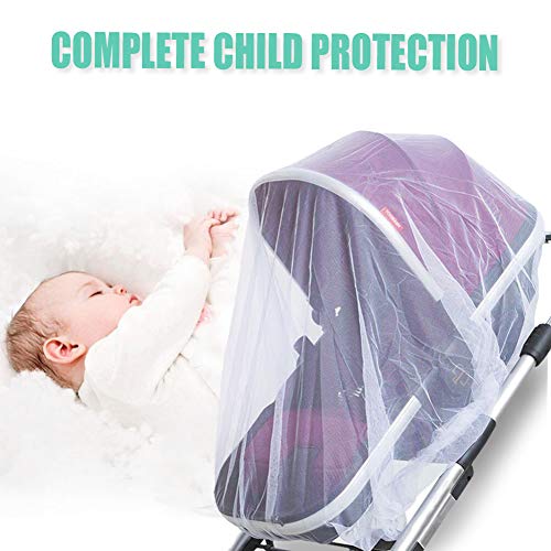 Mosquito Net for Stroller - 2 Pack Durable Baby Stroller Mosquito Net