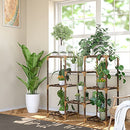 Wood Plant Stand Rack for Indoor or Outdoor Plants. Shelf Holder for Multiple Pots