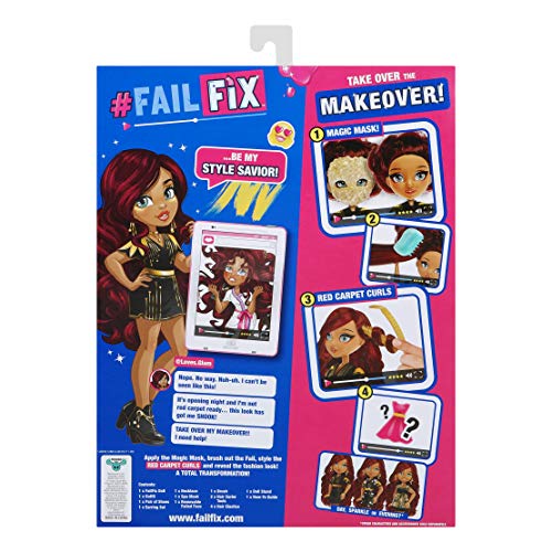 Failfix - Loves.Glam Total Makeover Doll Pack | 8.5" Fashion Doll | Total Head-to-Toe Transformation