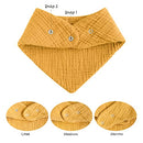 Muslin Baby Bibs 10 Pack Baby Bandana Drool Bibs 100% Cotton for Unisex Boys Girls