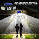 Solar Lights Outdoor, AmeriTop 128 LED 800LM Wireless LED Solar Motion Sensor