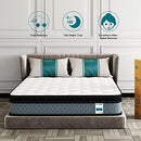 10 Inch Memory Foam Mattress with Innerspring Hybrid Mattress in a Box
