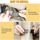 Car Backseat Organizer with 10" Table Holder, 9 Storage Pockets Seat Back Protectors