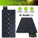 SolarFairy 100W Portable Foldable Solar Panel Charger Kit 18V DC Output for Portable