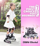 2pm Sports Cytia Pink Girls Adjustable Illuminating Inline Skates with Light up Wheels