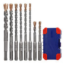 8-Piece SDS-plus Drill Bit Set, Carbide Tip, SDS+ Rotary Hammer Drill Bit Set