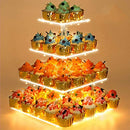 Cupcake Stand - Premium Cupcake Holder - Acrylic Cupcake Tower Display