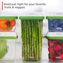 FreshWorks Saver, Medium Tall Produce Storage Container, 12.7-Cup, Clear