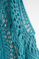 CUPSHE Women's Cover Up Blue Crochet Hollow Out Tassel Swimsuit