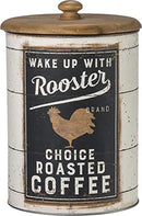 Farmhouse Tin Canisters, Sugar, Coffee, Flour