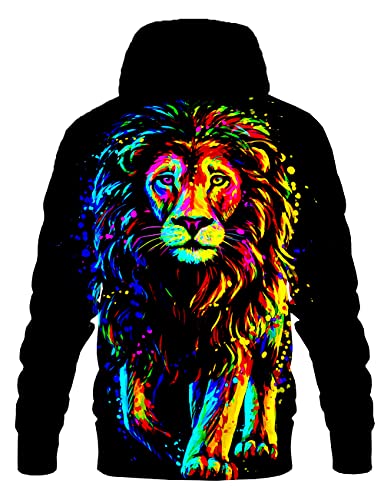 Hoodies Men Women Unisex Animal Sweatshirts