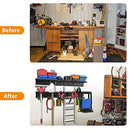 TORACK Garage Storage Organizer Systems, Wall Mount Overhead Shelving, 48 inch