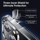 Crystal Clear for iPhone 14 Case & iPhone 13 Case, [Not Yellowing] [Military Grade Drop