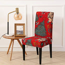4PCS Stretch Removable Washable Dining Room Chair Protector Slipcovers