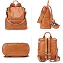 Women Backpack Purse Fashion Vintage Leather Large Travel Ladies Shoulder Bags