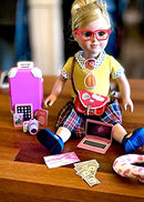 16 Pcs American 18 Inch Doll Suitcase Luggage Travel Set for Girl 18" Doll Travel Carrier