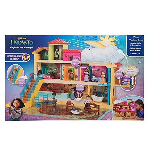 Disney Encanto Magical Madrigal House Playset with Mirabel Doll & 14 Accessories