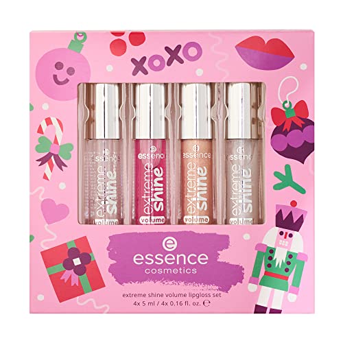 Extreme Shine Volume Lipgloss Gift Set | 4 Shades in 1 Set | Holiday Gift for Beauty Lovers