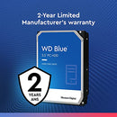 4TB WD Blue PC Internal Hard Drive HDD - 5400 RPM, SATA 6 Gb/s, 256 MB Cache
