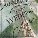 Roses Themed Wedding Sign - Wedding Welcome Sign