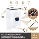 Extra Large Food Storage Containers with Lids Airtight (6.5L|220 Oz|Set of 2)