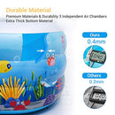 Inflatable Swimming Pool, 120"x 72"x 24", Full-Sized Above Ground