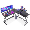 Casaottima L Shaped Desk, 51" Gaming Desk, Computer Desk, L Desk