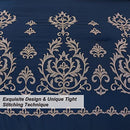 Bedding Comforter Sets, 7 Pieces Soft and Comfortable(Navy, Cal King)