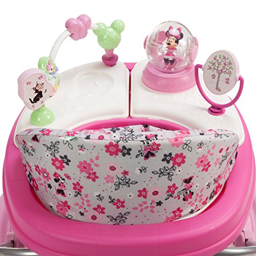 Disney Baby Minnie Mouse Music and Lights Baby Walker with Activity Tray