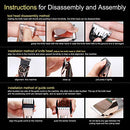 Audoc Heavy Duty Pet Professional Dog Grooming Clippers Low Noise Dog Shaver