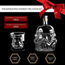 Transparent Creative Whiskey Decanter Set Stormtrooper Bottle With 2 Glass for Wine