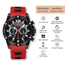 Mens Watches Sports Casual Wrist Watches Silicon Strap Fashion Watches for Men