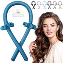 Heatless Hair Curler - IENIN H Soft Silk Curl Ribbon with Hair Clips Scrunchies Hair Curlers