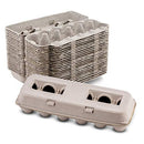 Blank Natural Pulp Egg Cartons Holds Up to Twelve Eggs For Storing Extra Eggs
