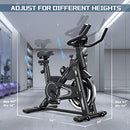 Exercise Bike - Stationary Indoor Cycling Bike for Home Gym with Tablet Holder