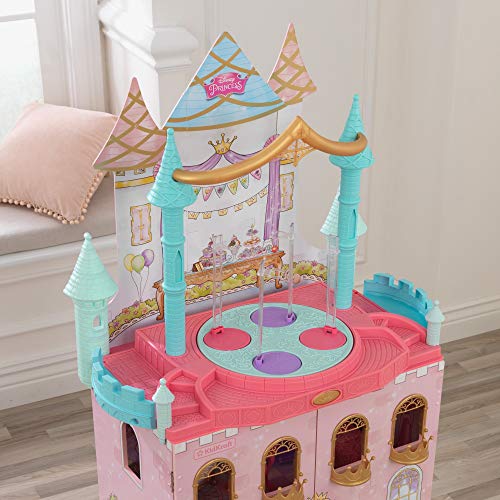 Disney Princess Dance & Dream Wooden Dollhouse, Over 4-Feet Tall with Sounds