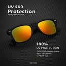 Polarized Sunglasses Matte Finish Color Mirror Lens 100% UV Blocking (3 Pack)
