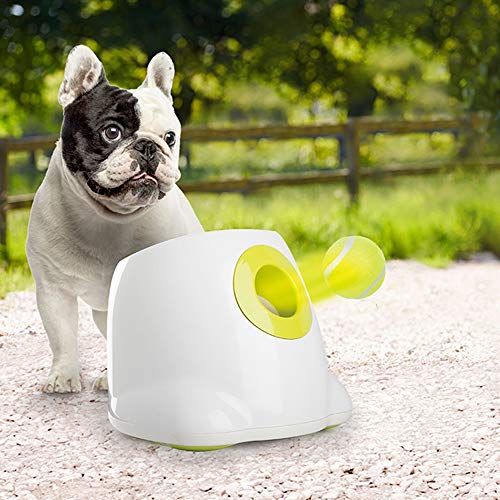 Dog Automatic Ball Launcher, Dog Tennis Ball Throwing Machine, 3 Balls Included