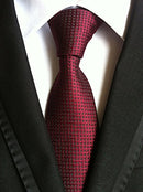 6 PCS Classic Men's Silk Tie Necktie Woven JACQUARD Neck Ties