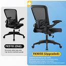 Ergonomic Desk Chair with Adjustable Height and Lumbar Support Swivel