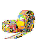 JIANWEI Bike Handlebar Tape - 2 Roll Self Adhesive EVA Touring Bicycle Handlebar Tapes, Soft Cycling Handlebar Grip Wraps with End Plugs for Handles, Road Bike Bar Wrap(Multicolor)