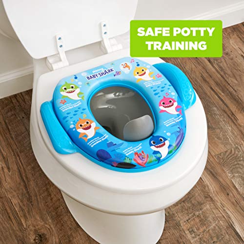 PinkFong Baby Shark Soft Potty Training Seat, Sharktastic