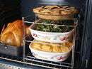 Oven Insert with Large Non-Stick 3-Tier Baking Rack and Roasting Pan, Included
