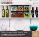 Airtight Food Storage Container Set - Set of 6, All Same Size, Includes Labels & Marker