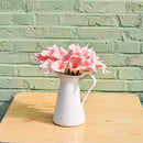 20pcs Pink Flowers Artificial Calla Lily Silk Flowers 13.4" for Home Kitchen Decorations