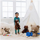 Philbin Classic Teddy Bear, Premium Stuffed Animal for Ages 1 and Up, Chocolate Brown