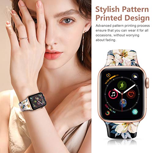 Sport Band Compatible with Apple Watch Bands 38mm 40mm 42mm 44mm for Women