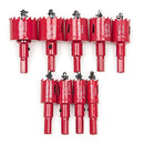 Hole Saw Set, Ankoow 9Pcs 16-38mm Heavy Duty Hole Saw Tooth Cutting Opener